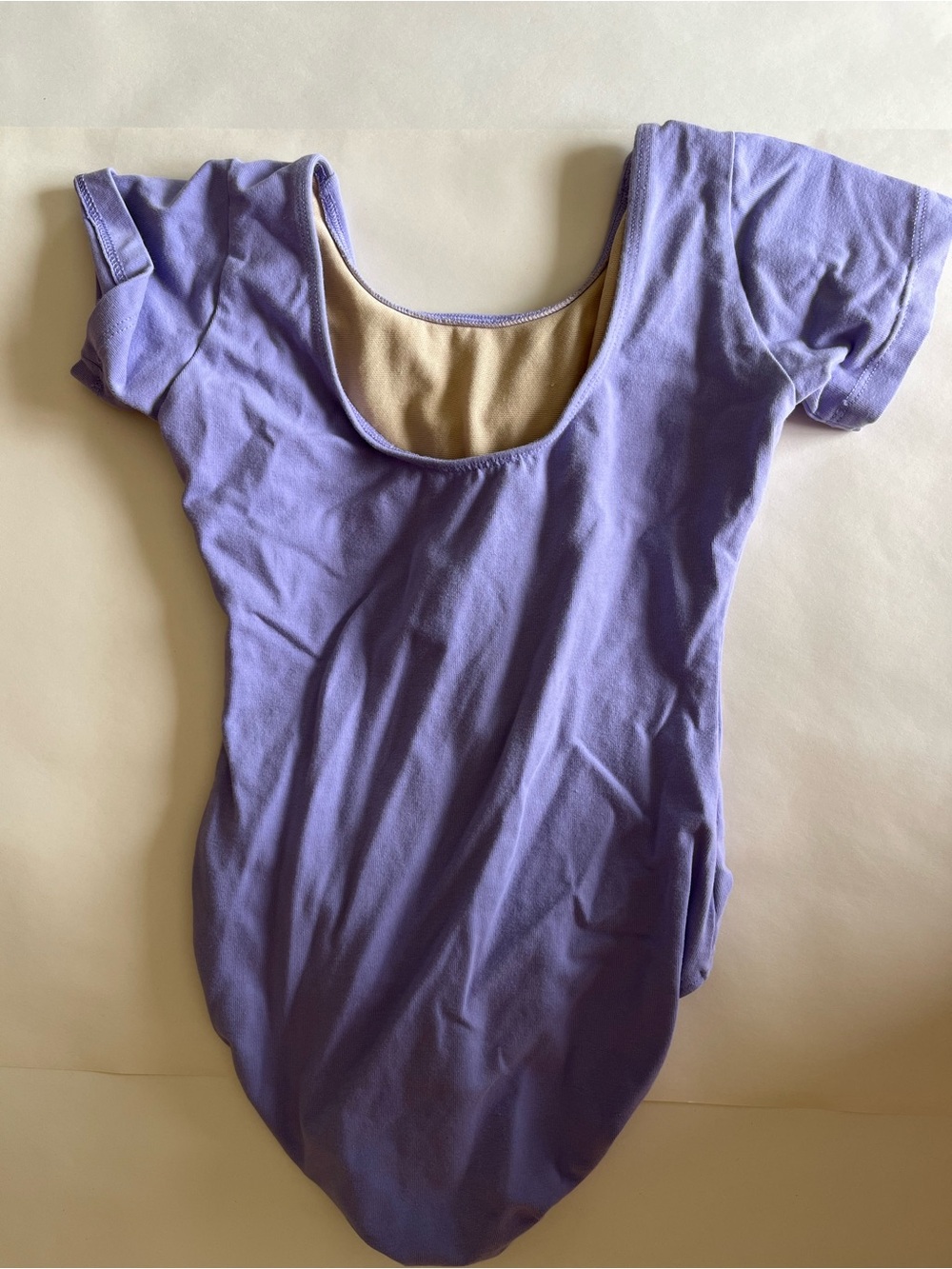 Lilac Short-Sleeve Girls One-Piece Bodysuit - Picture 3 of 4